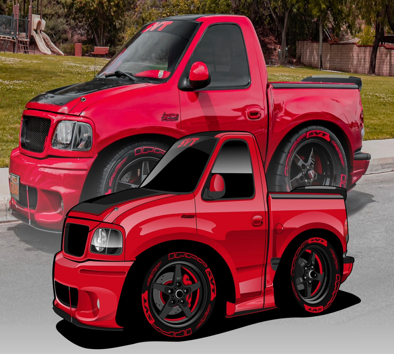 Los Red Toys Hat Lightning Snapback