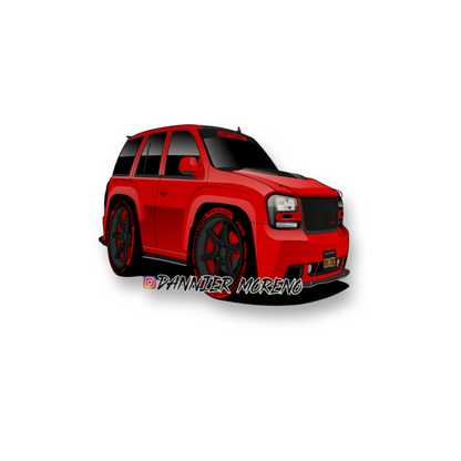 Los Red Toys Sticker TrailBlazer SS